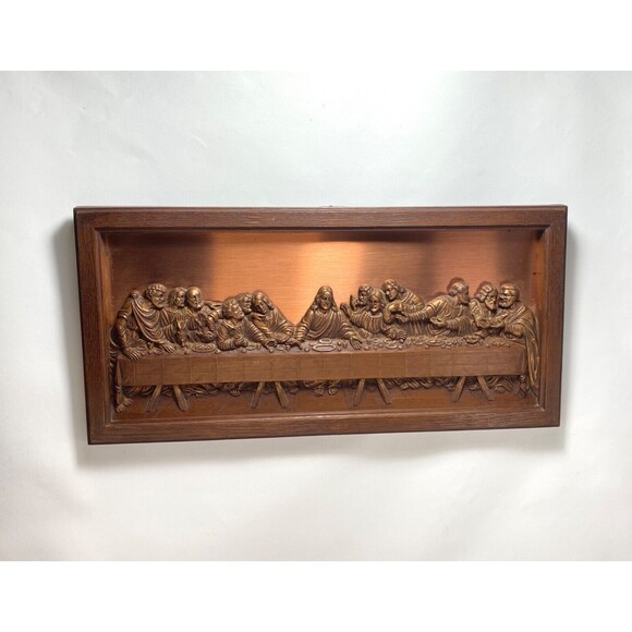Vintage The Last Super Copper 3D Wall Art Leonardo Da Vinci Coppercraft Guild - Picture 1 of 16